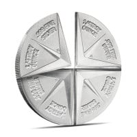 Double - 1 Troy Ounce Divisible Silver Round, .999 Pure