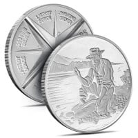 Goldpanner - 1 Troy Ounce Divisible Silver Round, .999 Pure
