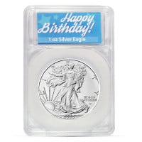 Silver American Eagle - In Happy Birthday Capsule