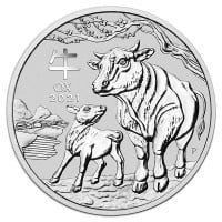 Lunar Ox - Perth Mint 1 Oz .9999 Fine Silver