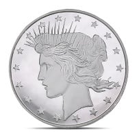 Peace Silver Round - 1 Troy Ounce, .999 Pure