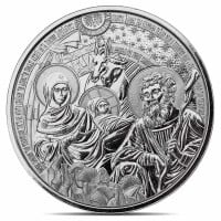 Bethlehem Nativity Silver Round - 1 Troy Ounce, .999 Pure