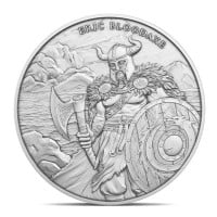 Legendary Warriors Eric Bloodaxe  - .999 Pure Silver Round, 1 Troy Oz