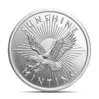 Sunshine Silver Round (Modern, MintMark SI) - 1 Troy Ounce, .999 Pure