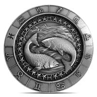 Pisces the Fish 1 Oz Zodiac Silver Round - .999 Pure
