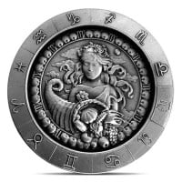 Virgo the Virgin 1 Oz Zodiac Silver Round - .999 Pure