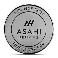 Asahi Silver Round - 1 Troy Ounce, .999 Pure