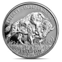PAMP Suisse Buffalo Silver Round - 1 Troy Ounce, .999 Pure