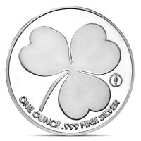 Irish Shamrock 1 Oz Silver Round