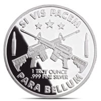 Surplus Ammo and Arms Silver Round - 1 Troy Ounce, .999 Pure