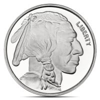 1 Oz Silver Buffalo Round