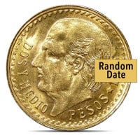 Mexican 2.5 Peso, .0603 Ounces Gold Content