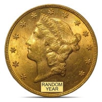 $20 Liberty U.S. Gold (1849-1907), Brilliant Uncirculated (BU)