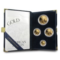 2001 Proof Gold Eagle Set (1 oz, 1/2-oz, 1/4-oz & 1/10-oz)