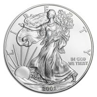 2002 Silver American Eagle - 1 Troy Ounce, .999 Pure