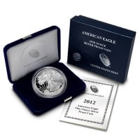 2012 Proof Silver American Eagle - 1 Troy Oz .999 Pure