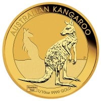 1/10th Troy Oz Australian Gold Kangaroo