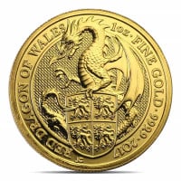 2017 Queen's Beast Dragon - 1 oz .9999 Pure Gold