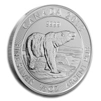 2018 RCM Polar Bear - 1/2 Troy Oz .9999 Pure Silver