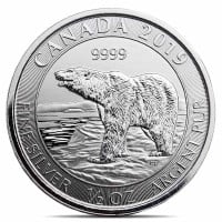 2019 RCM Polar Bear - 1/2 Troy Oz .9999 Pure Silver
