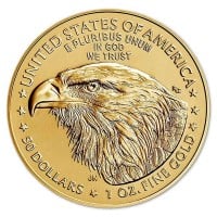 American Gold Eagle Coin 2021 Type 2 - 1 Troy Ounce