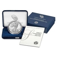 2021 Type 1 Proof Silver American Eagle - 1 Troy Oz .999 Pure