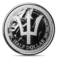 2024 Silver Barbados Trident Coin - 1 Troy Ounce, .9999 Pure