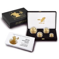 2024 Proof Gold Eagle Set (1 oz, 1/2-oz, 1/4-oz & 1/10-oz)