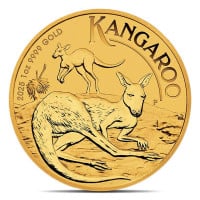 2025 Australian Kangaroo - 1 Troy Oz Gold .9999 Pure