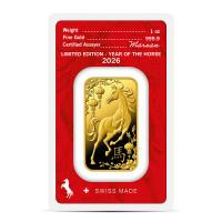 Perth Mint Lunar Series - 2026 Year of the Horse, 1 Oz .9999 Gold