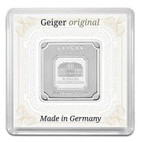 Geiger SILVER Bar - 20 Gram .999 Pure, in Assay