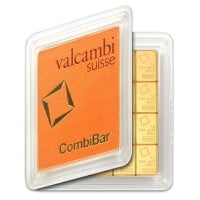 Valcambi CombiBar - 20 x 1 Gram .9999 Gold (0.643 troy Oz)