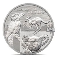 Australian Wildlife 2 Oz .9999 Silver Perth Mint (Any Date)