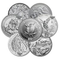 2 Oz Silver Coin - .999 Pure, Random Design
