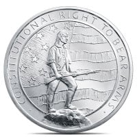 2nd Amendment Silver Round - 2 Troy Ounce, .999 Pure Silver