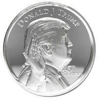 2 Ounce President Trump Ultra High Relief Silver Round