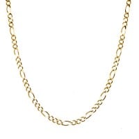 Gold Chain - 1.85 mm Figaro Design - 50.8 cm (20") Length, 3.2 Grams 22k Gold