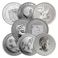 Royal Canadian Mint Coin - 3/4 Oz .9999 Silver Reverse Proof - Animal Series (Design our Choice)