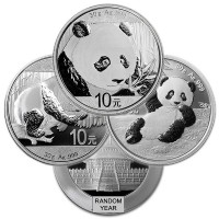 Chinese Silver Panda, 30 Grams .999 Pure