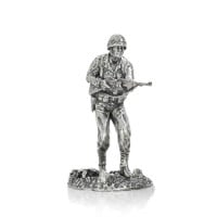 Rifleman, "Glover S. Johns" - Sterling Silver Statue, 4 Troy Ozs, .925 Pure