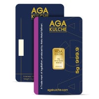 AgaBullion Gold Bar, 5 Gram, .9999 Pure in Assay Package