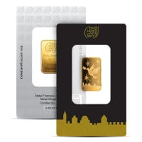 Holy Land Mint Dove of Peace Gold Bar, 5 Gram, .9999 Pure in Assay Package