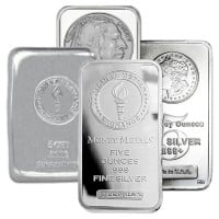 5 Ounce Silver Bar