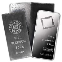 Platinum Bar - 500 Gram, .9995 Pure (Design Our Choice)