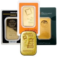50 Gram Gold Bar, .9999 Pure (Brand our Choice)