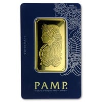 PAMP Suisse Gold Bar, 50 Gram, .9999 Pure