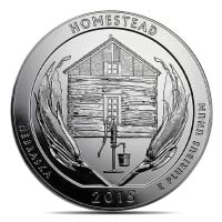 America the Beautiful - Homestead National Park 5 Ounce .999 Silver