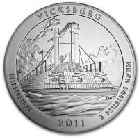 America the Beautiful - Vicksburg National Military Park 5 Ounce .999 Silver