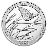 America the Beautiful - Tallgrass Prairie National Preserve 5 Ounce .999 Silver