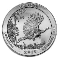 America the Beautiful - Kisatchie National Forest 5 Ounce .999 Silver